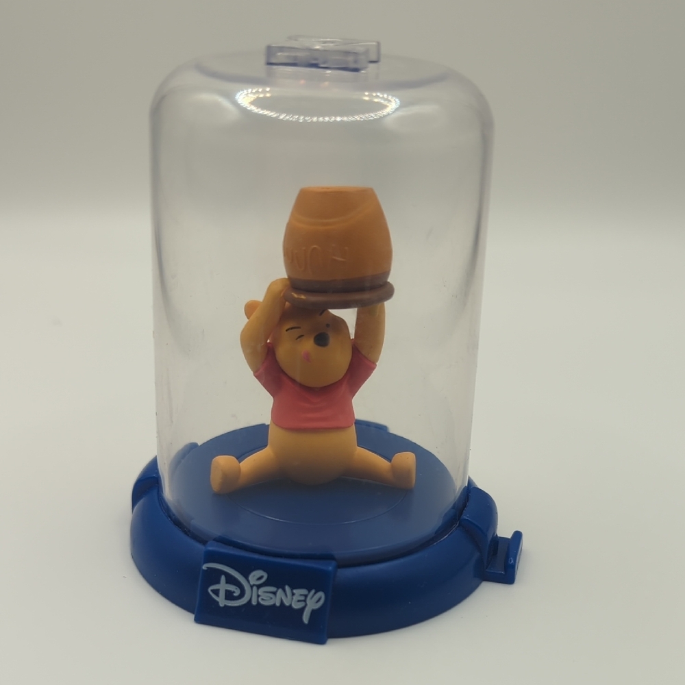 Disney Domez Winnie the Pooh with Honey Pot on Blue Base
